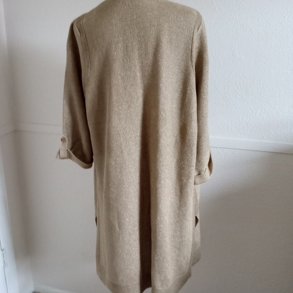 Talbots Gold Cardigan Sweater - Picture 9 of 10